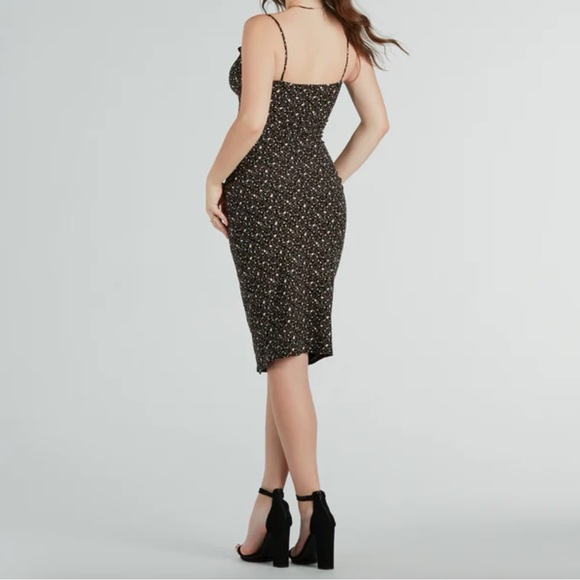 Windsor Endless Charm Crepe Floral Midi Dress - Picture 2 of 5